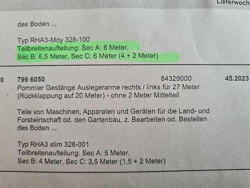 Anhängespritze des Typs Horsch Typ RHA3-Moy 328-100, Neumaschine in Fürstenstein (Bild 6)