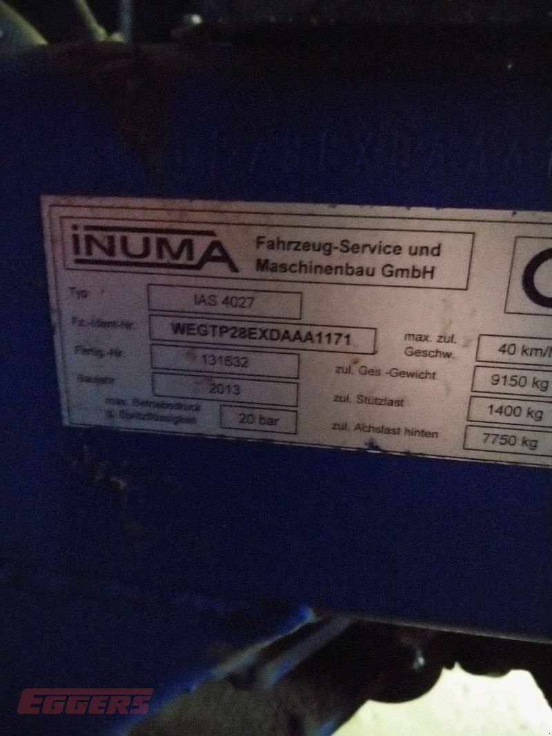 Anhängespritze des Typs Inuma IAS 4027, Gebrauchtmaschine in Suhlendorf (Bild 6)