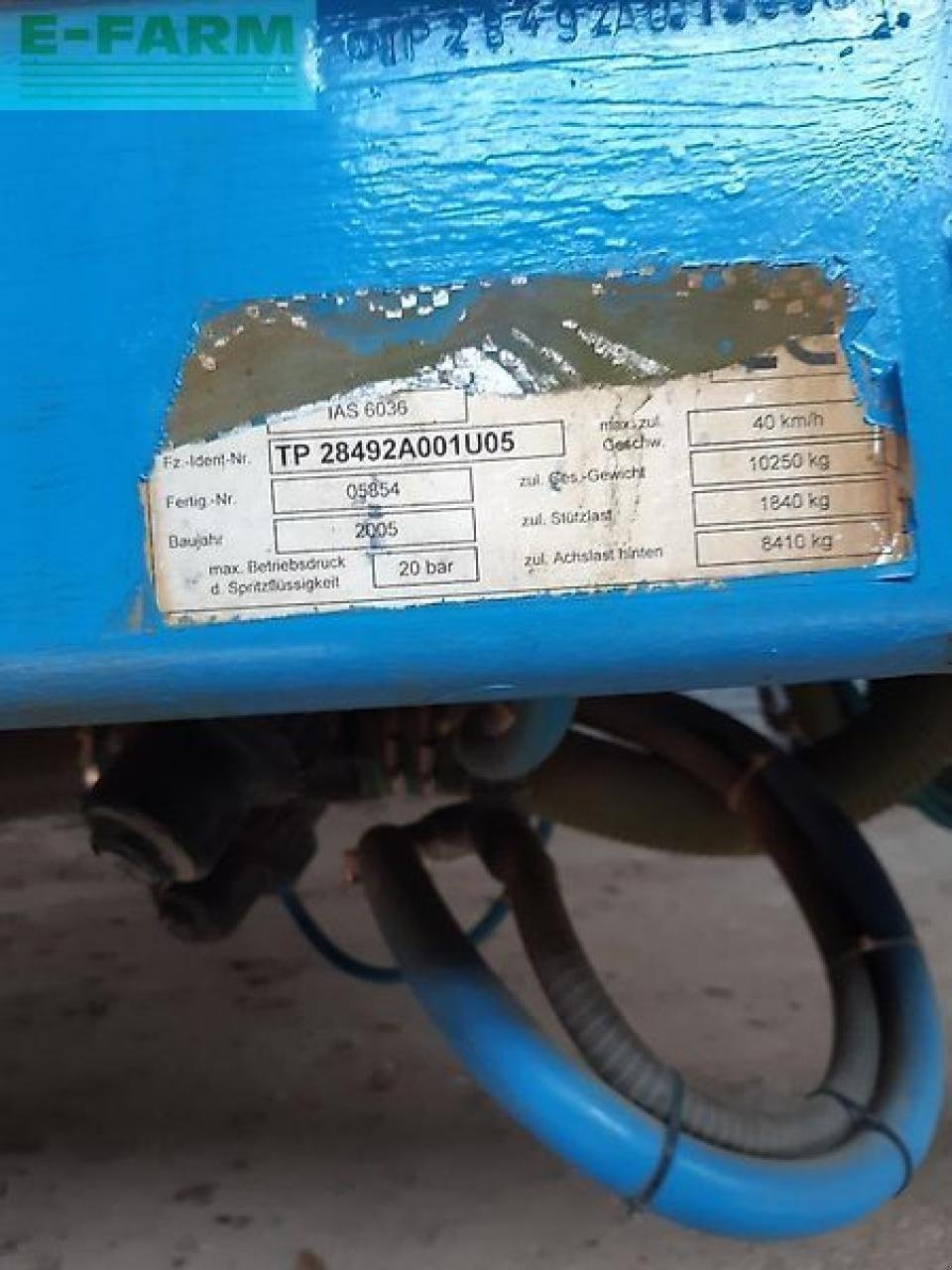 Anhängespritze des Typs Inuma ias 6036, Gebrauchtmaschine in SUDERBURG/HOLXEN (Bild 10)