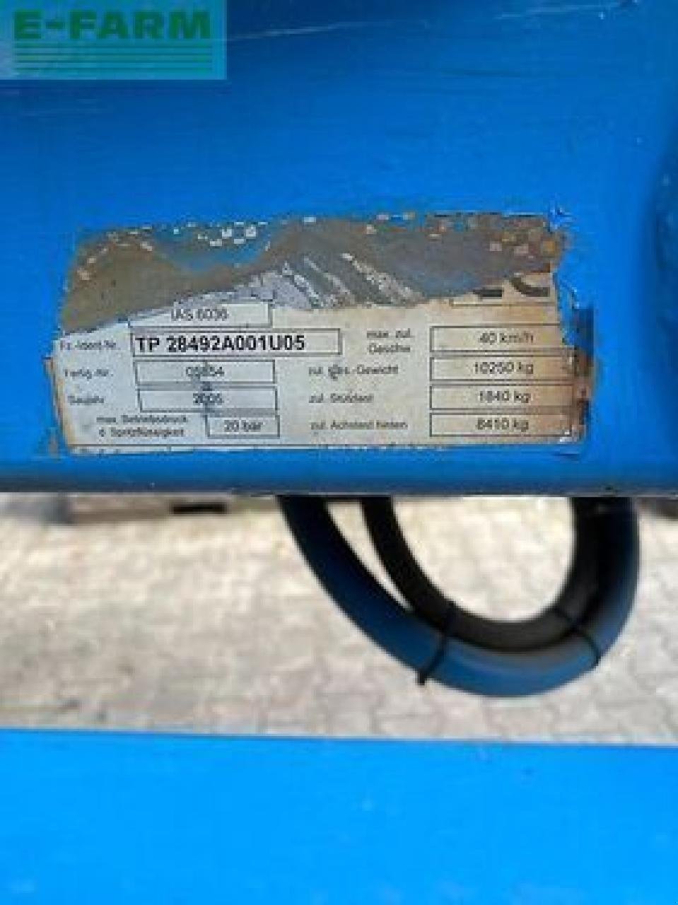 Anhängespritze typu Inuma ias 6036, Gebrauchtmaschine v SUDERBURG/HOLXEN (Obrázek 6)