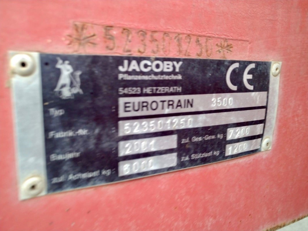 Anhängespritze des Typs Jacoby Eurotrain # 24m, Gebrauchtmaschine in Liebenwalde (Bild 3)
