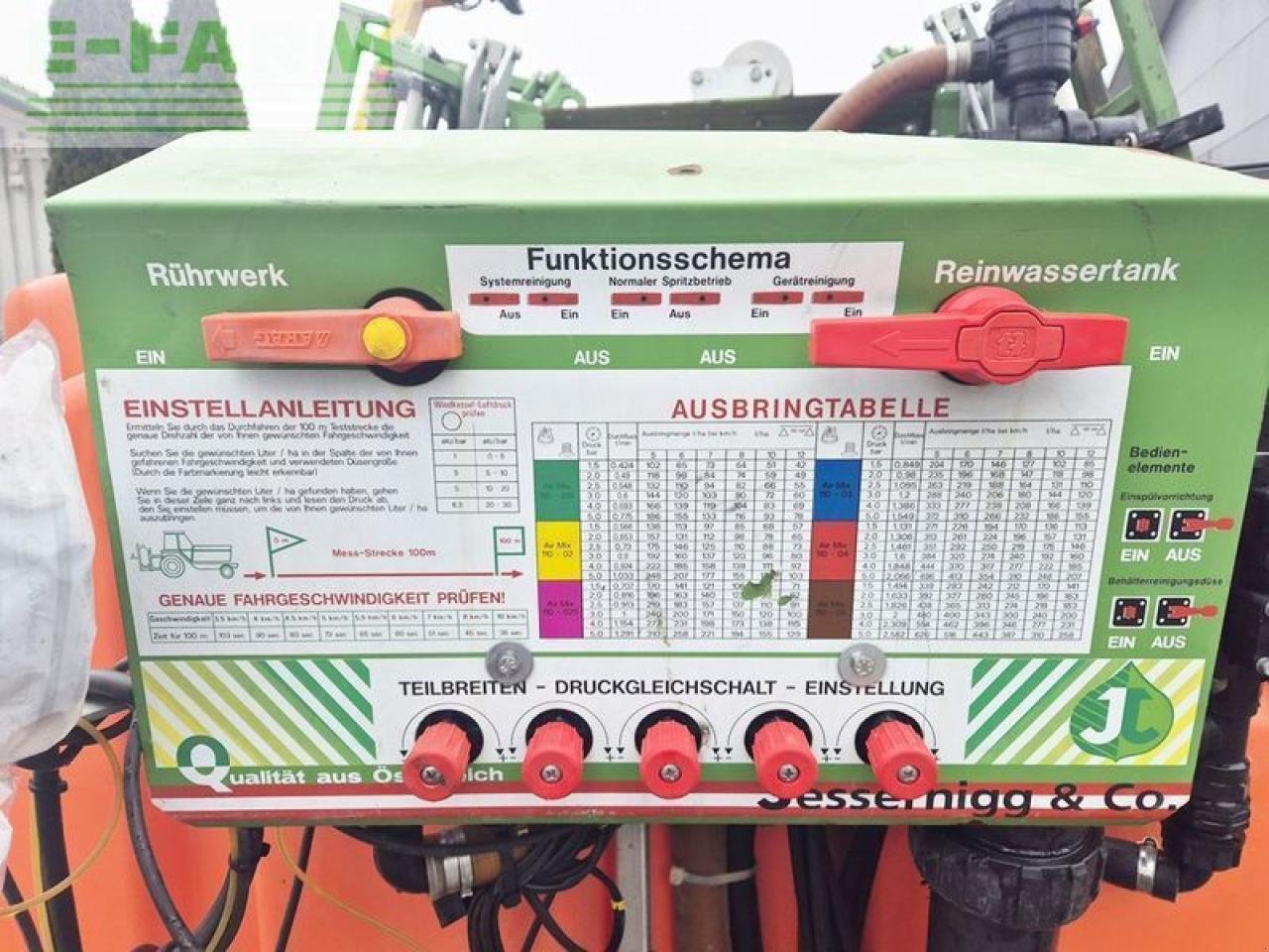 Anhängespritze типа Jessernigg 1000 l feldspritze, Gebrauchtmaschine в SANKT MARIENKIRCHEN BEI SCHÄRDING (Фотография 10)