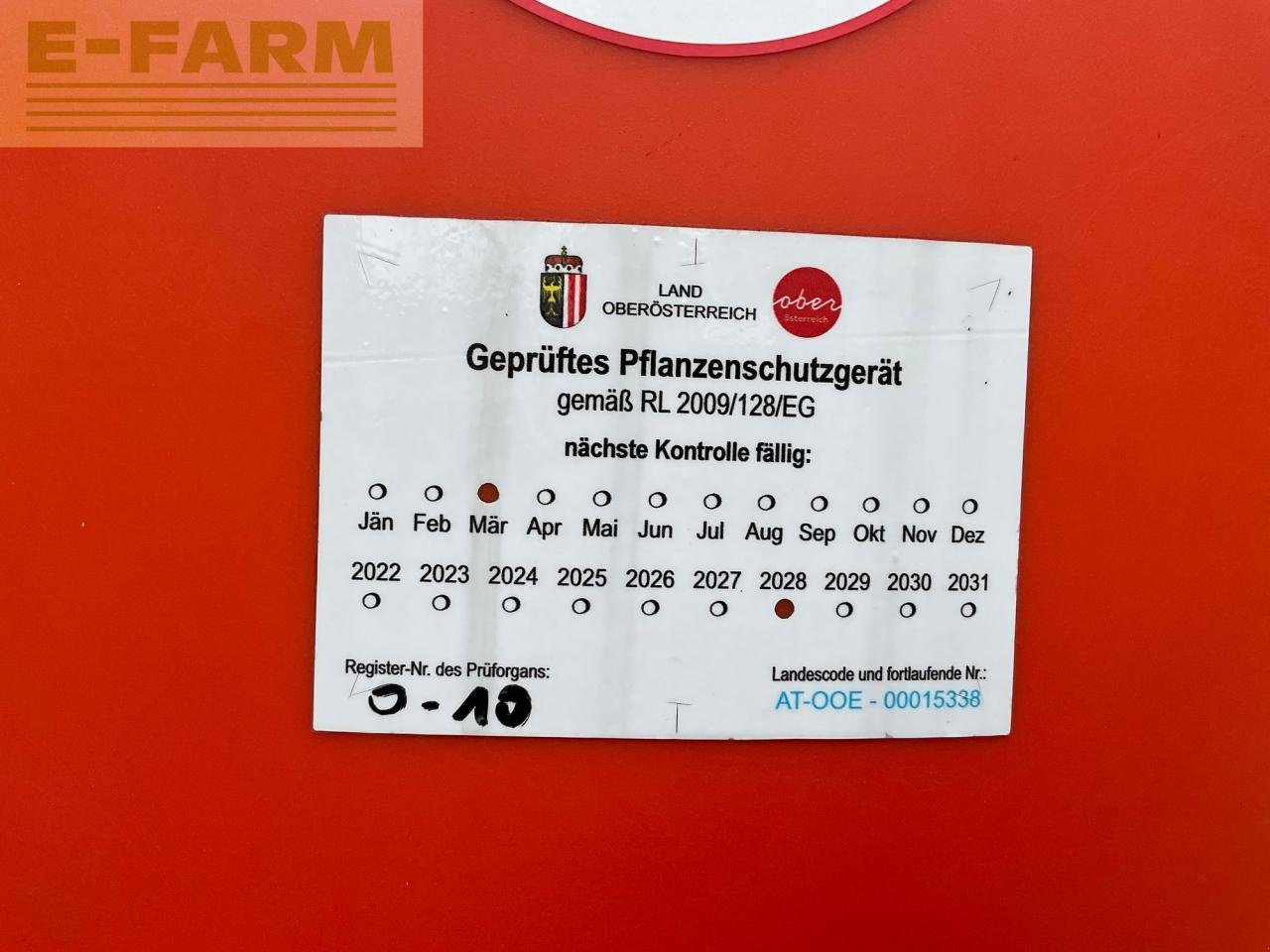 Anhängespritze of the type Jessernigg NG Starlight 15M 1000L, Gebrauchtmaschine in REDLHAM (Picture 13)