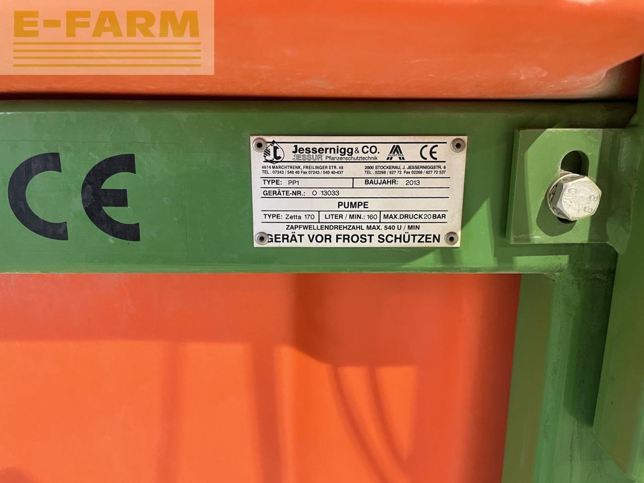 Anhängespritze typu Jessernigg pp1 12m 850 liter, Gebrauchtmaschine v Sierning (Obrázek 7)