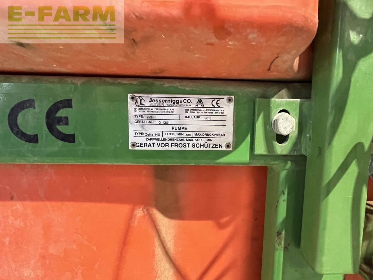 Anhängespritze typu Jessernigg pp1 12m 850 liter, Gebrauchtmaschine v Sierning (Obrázek 8)