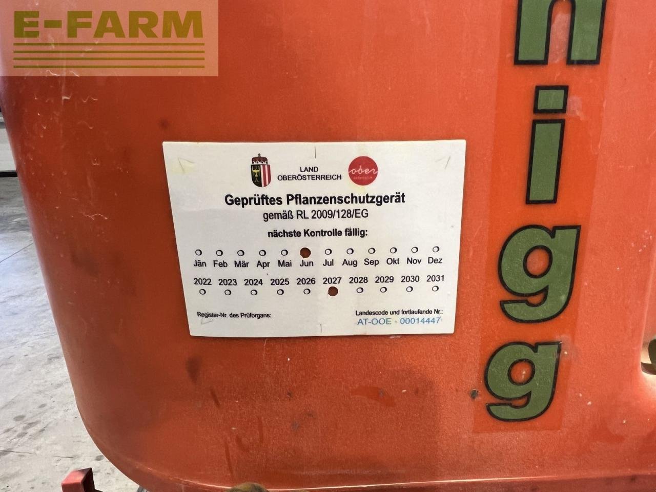 Anhängespritze typu Jessernigg pp1 12m 850 liter, Gebrauchtmaschine v Sierning (Obrázek 11)