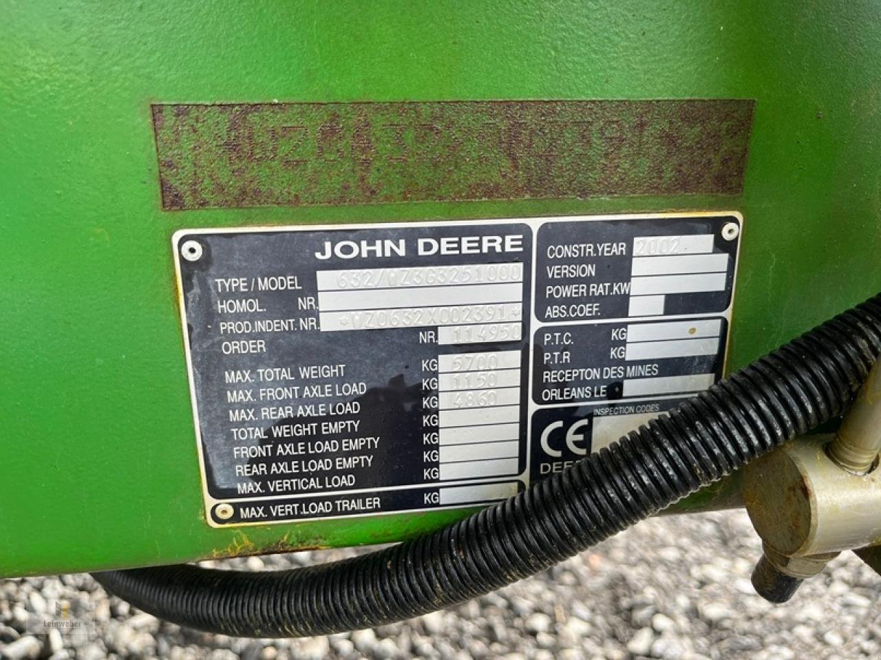 Anhängespritze typu John Deere 632, Gebrauchtmaschine v Neuhof - Dorfborn (Obrázok 7)