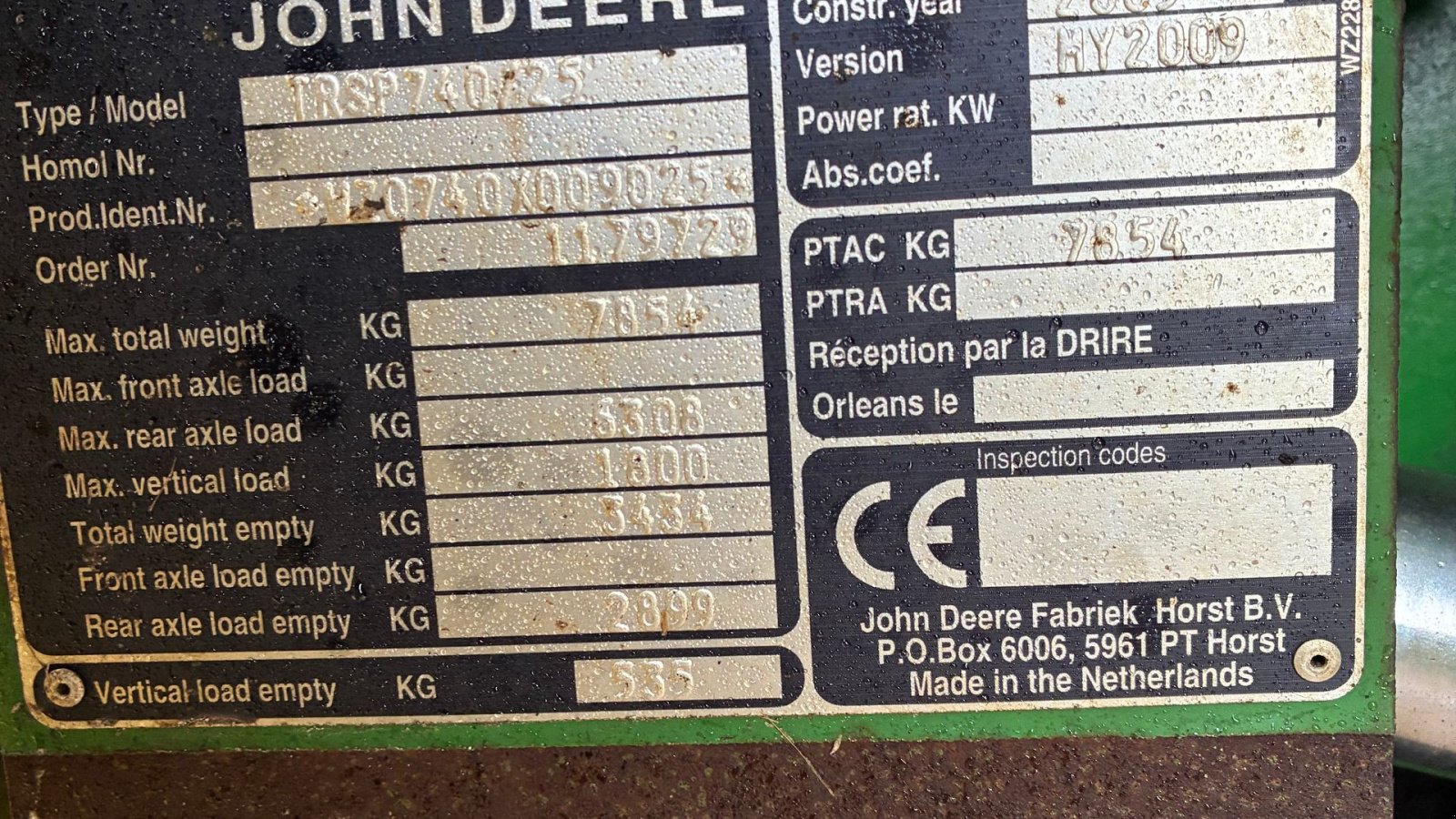 Anhängespritze typu John Deere 740 24 meter, Gebrauchtmaschine w Bredsten (Zdjęcie 3)