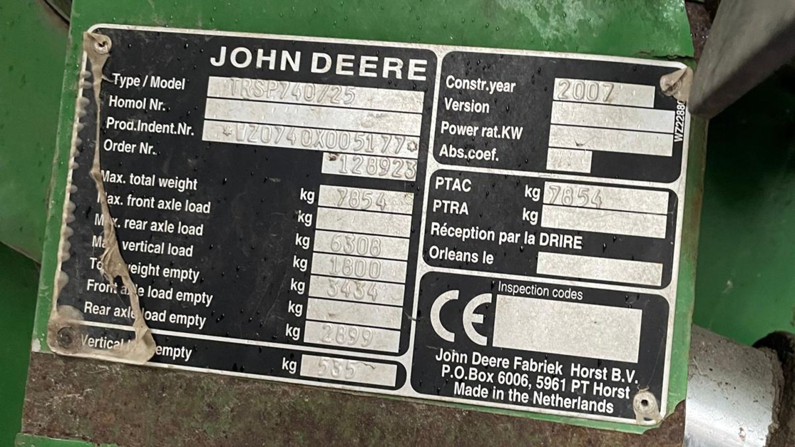 Anhängespritze of the type John Deere 740 24 meter, Gebrauchtmaschine in Kongerslev (Picture 10)