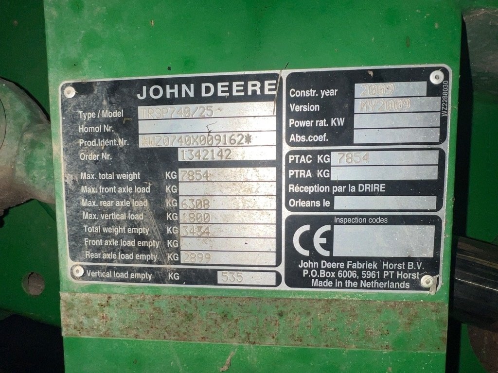 Anhängespritze typu John Deere 740 i, Gebrauchtmaschine w Mern (Zdjęcie 16)