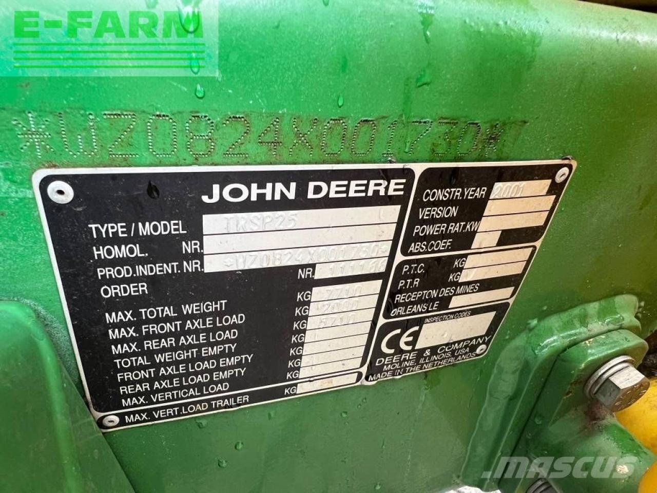 Anhängespritze van het type John Deere 824, Gebrauchtmaschine in ag BROEKLAND (Foto 9)