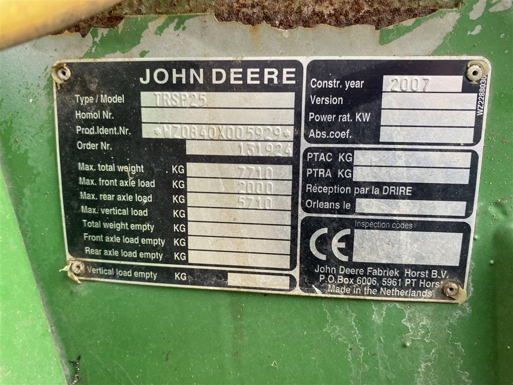 Anhängespritze des Typs John Deere 840 I, Gebrauchtmaschine in Aulum (Bild 7)