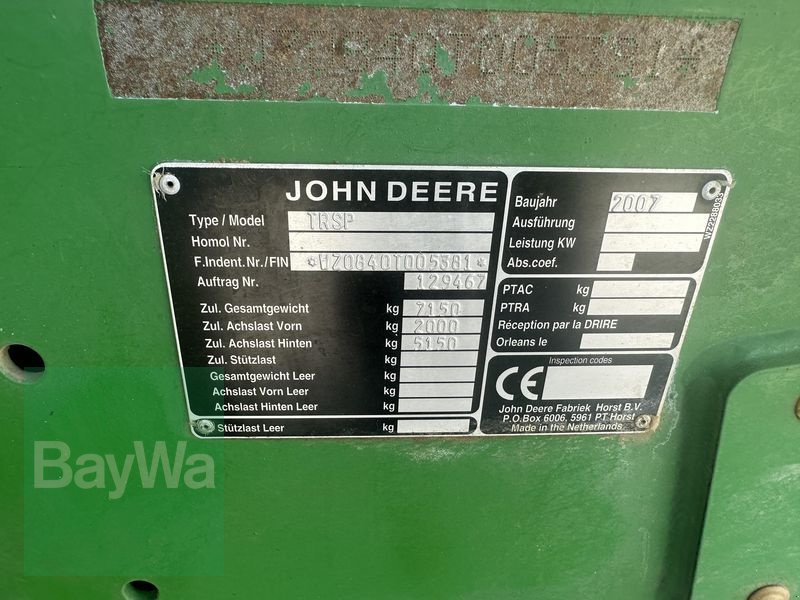 Anhängespritze des Typs John Deere 840 TF, Gebrauchtmaschine in Obertraubling (Bild 10)