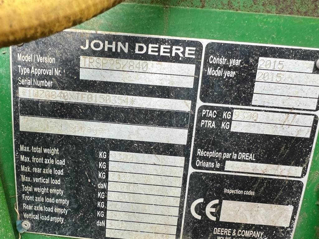 Anhängespritze typu John Deere 840, Gebrauchtmaschine v Mern (Obrázek 6)