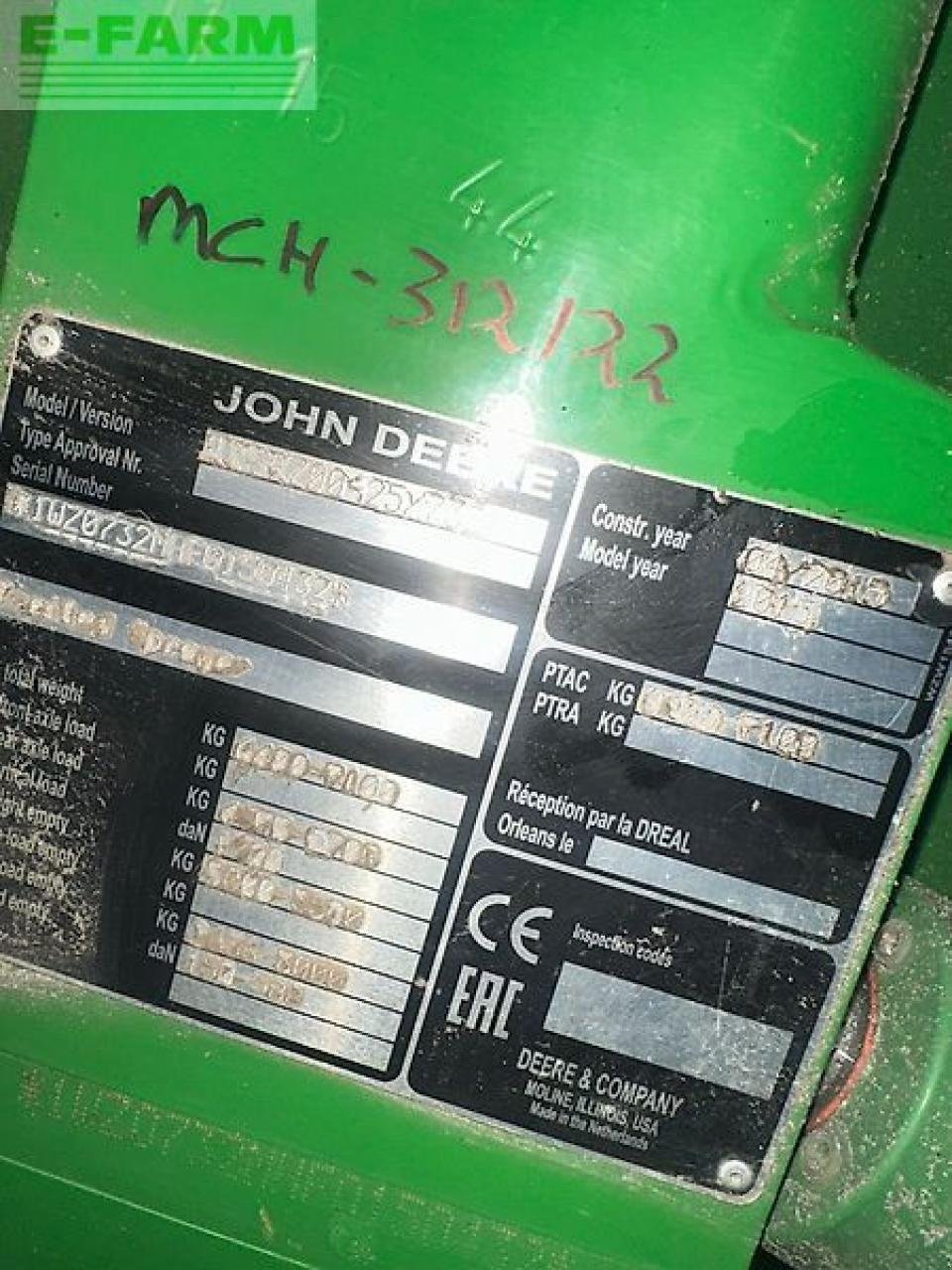 Anhängespritze za tip John Deere m732i veldspuit, Gebrauchtmaschine u gg VEGHEL (Slika 23)