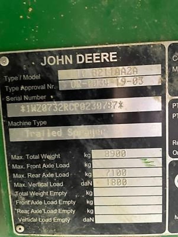 Anhängespritze tipa John Deere R732i powerspray, Gebrauchtmaschine u Monferran-Savès (Slika 6)