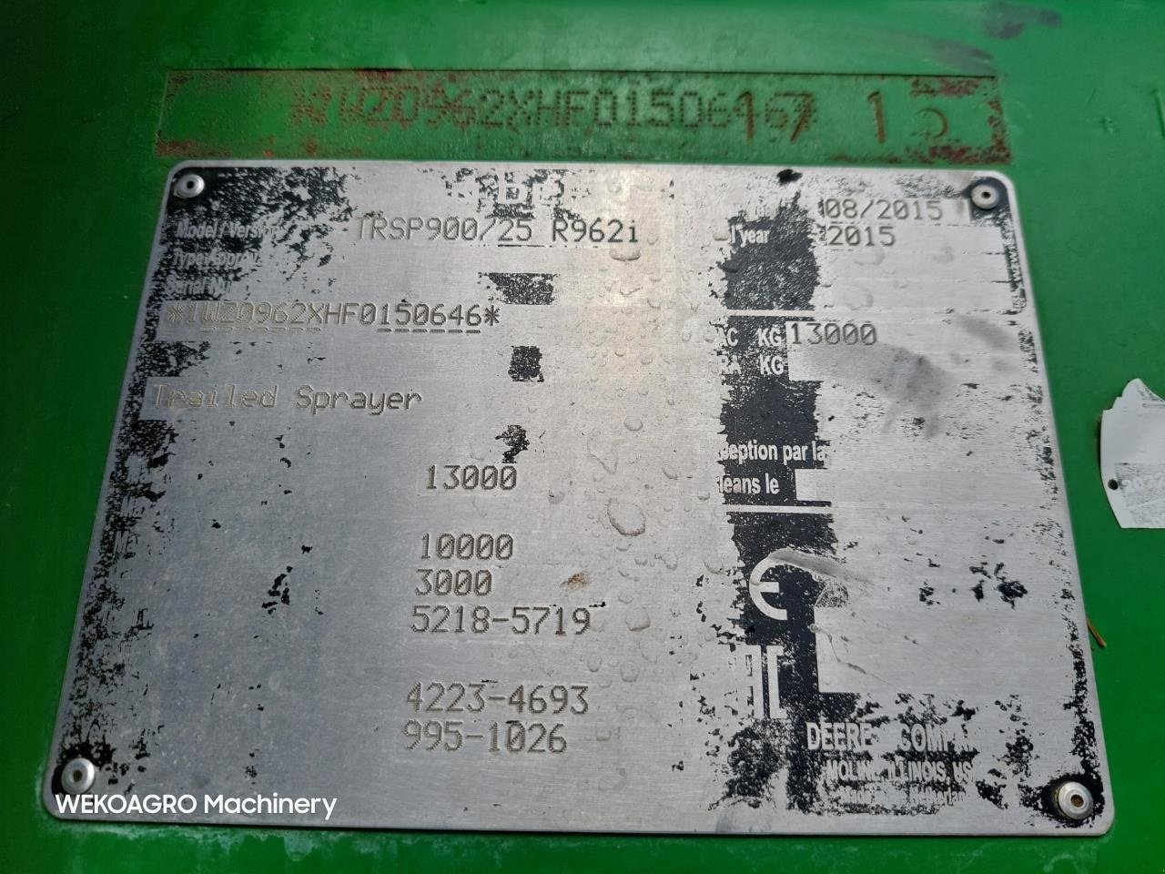 Anhängespritze of the type John Deere R962i - 28m, Gebrauchtmaschine in Hammel (Picture 16)