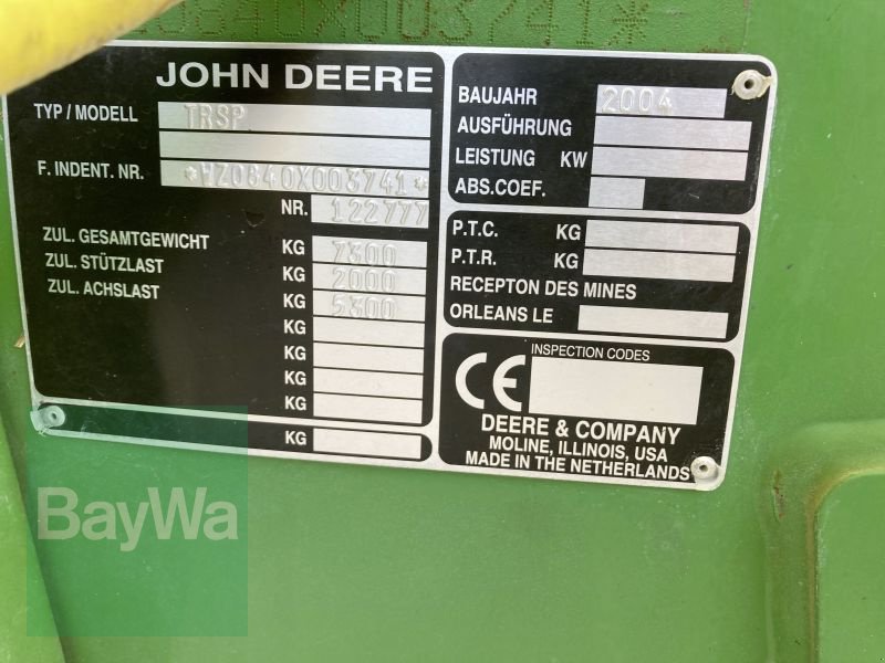 Anhängespritze des Typs John Deere TRSP 840 27 M, Gebrauchtmaschine in Dinkelsbühl (Bild 26)