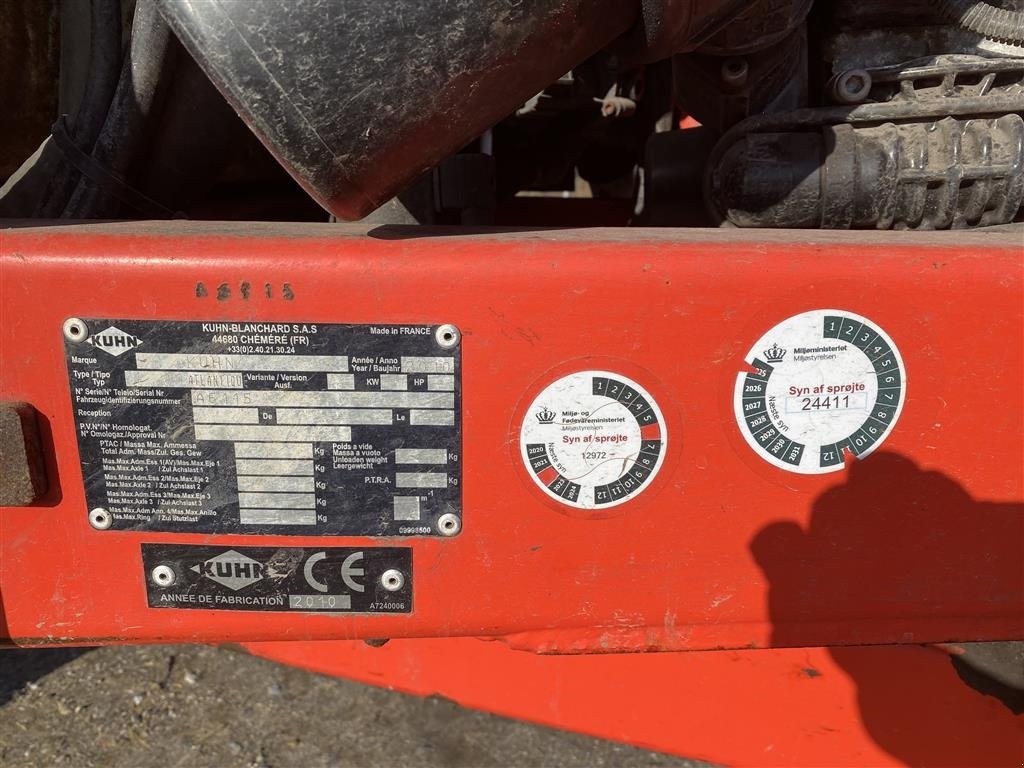 Anhängespritze des Typs Kuhn Atlantique 3200L Inkl. lovp. udstyr - synet til sæson 2023, Gebrauchtmaschine in Storvorde (Bild 8)