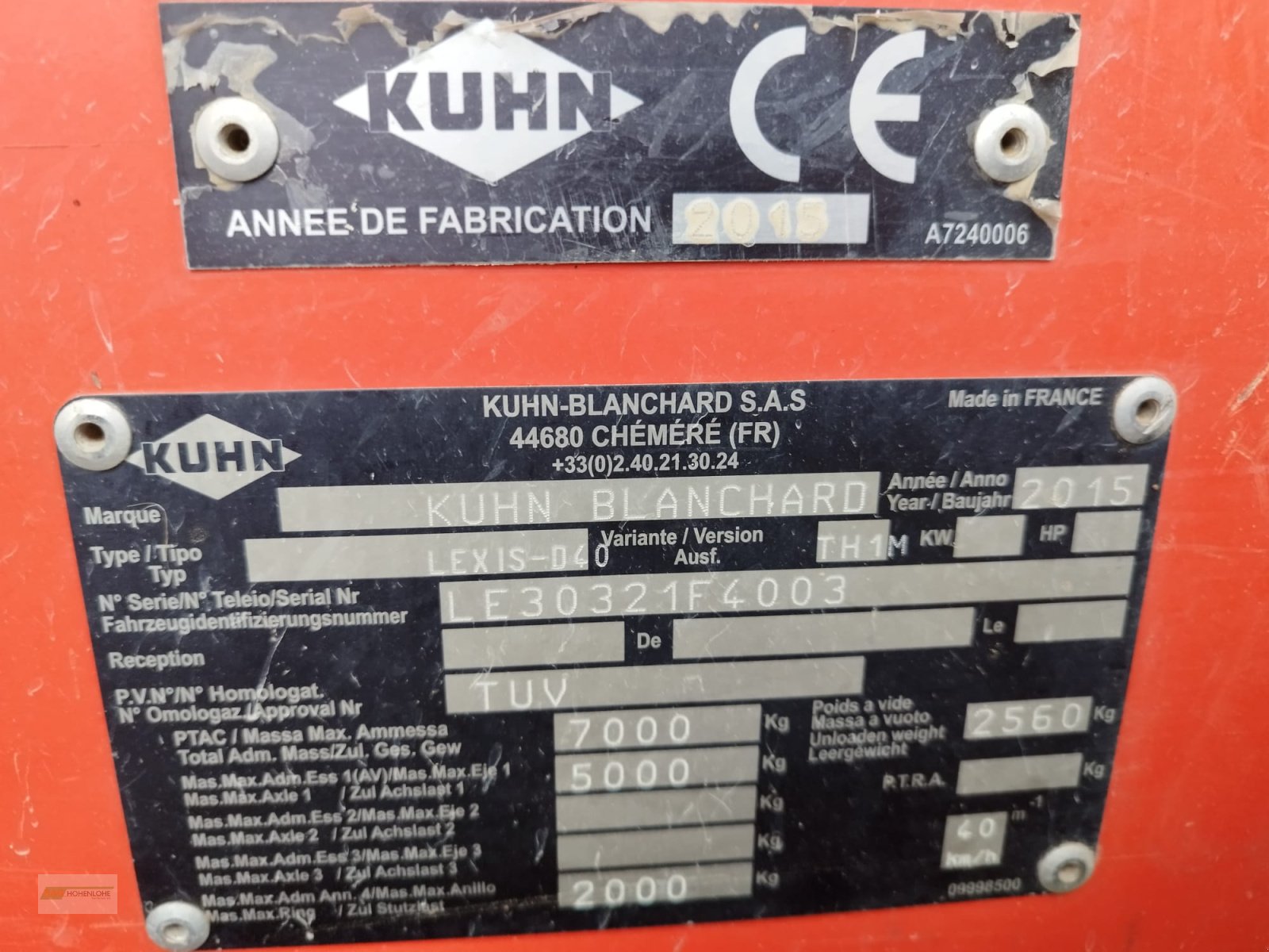 Anhängespritze typu Kuhn Lexis 3000, Gebrauchtmaschine v Waldenburg (Obrázek 8)