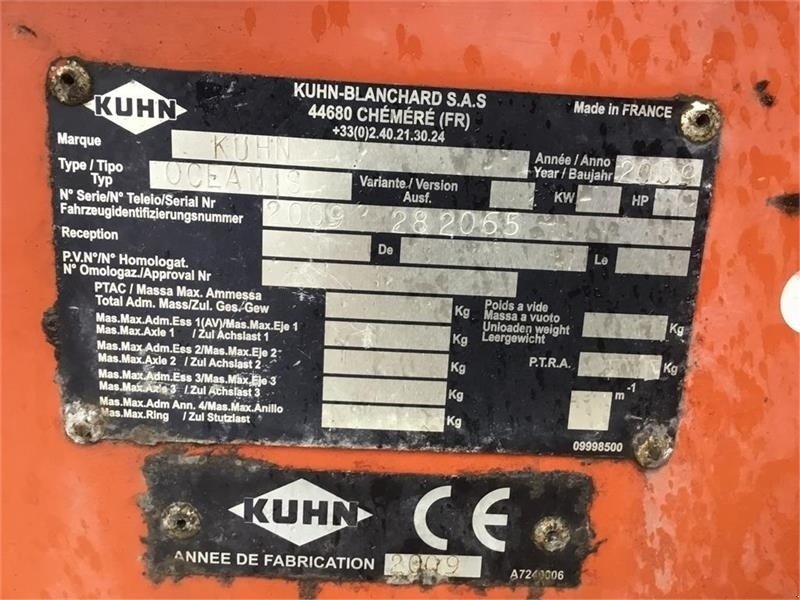 Anhängespritze des Typs Kuhn Oceanis 5600 36 m. Alubom, Gebrauchtmaschine in Mern (Bild 8)