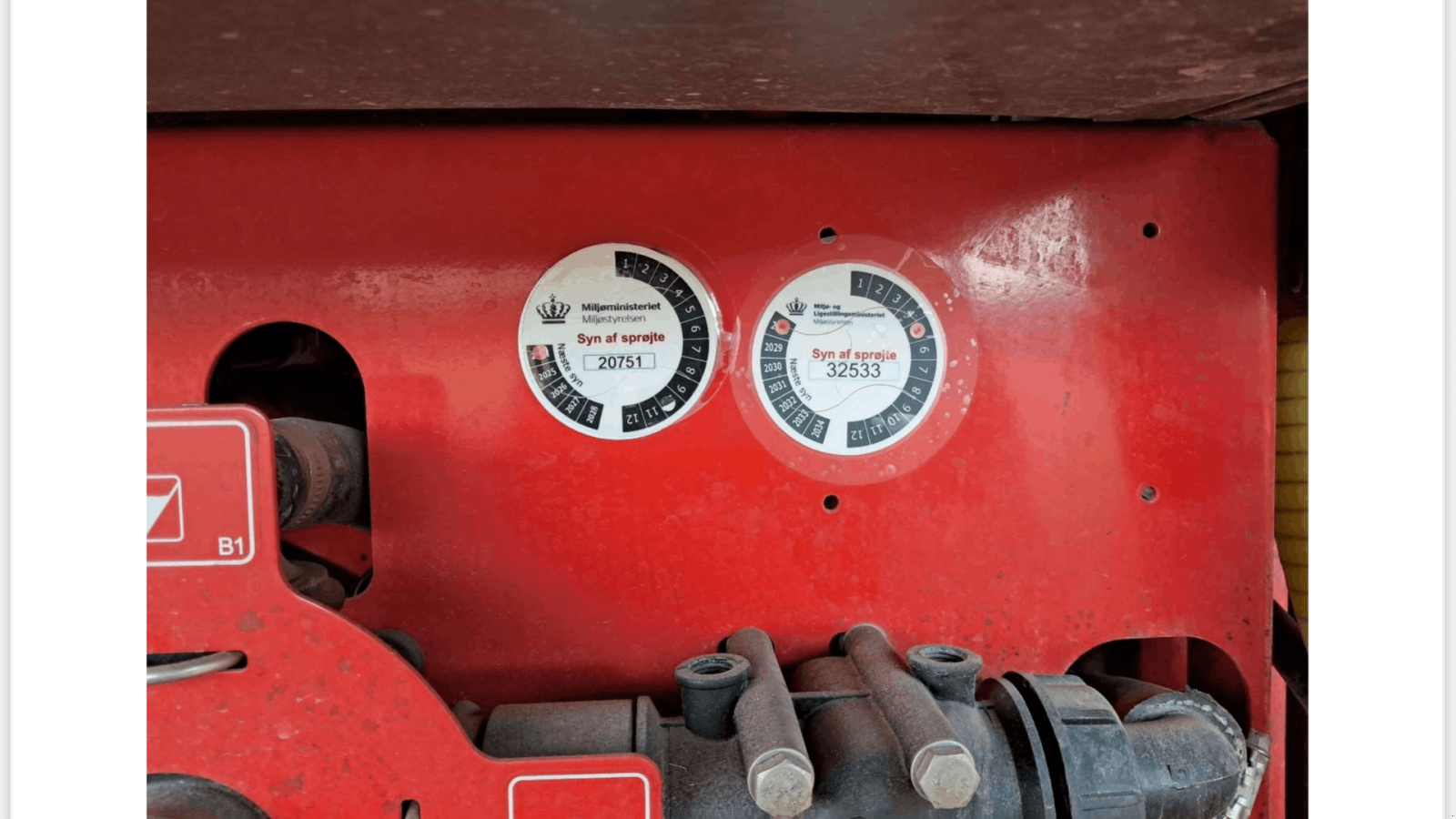 Anhängespritze Türe ait Kverneland Ixtrack A 2800, Gebrauchtmaschine içinde Varde (resim 5)