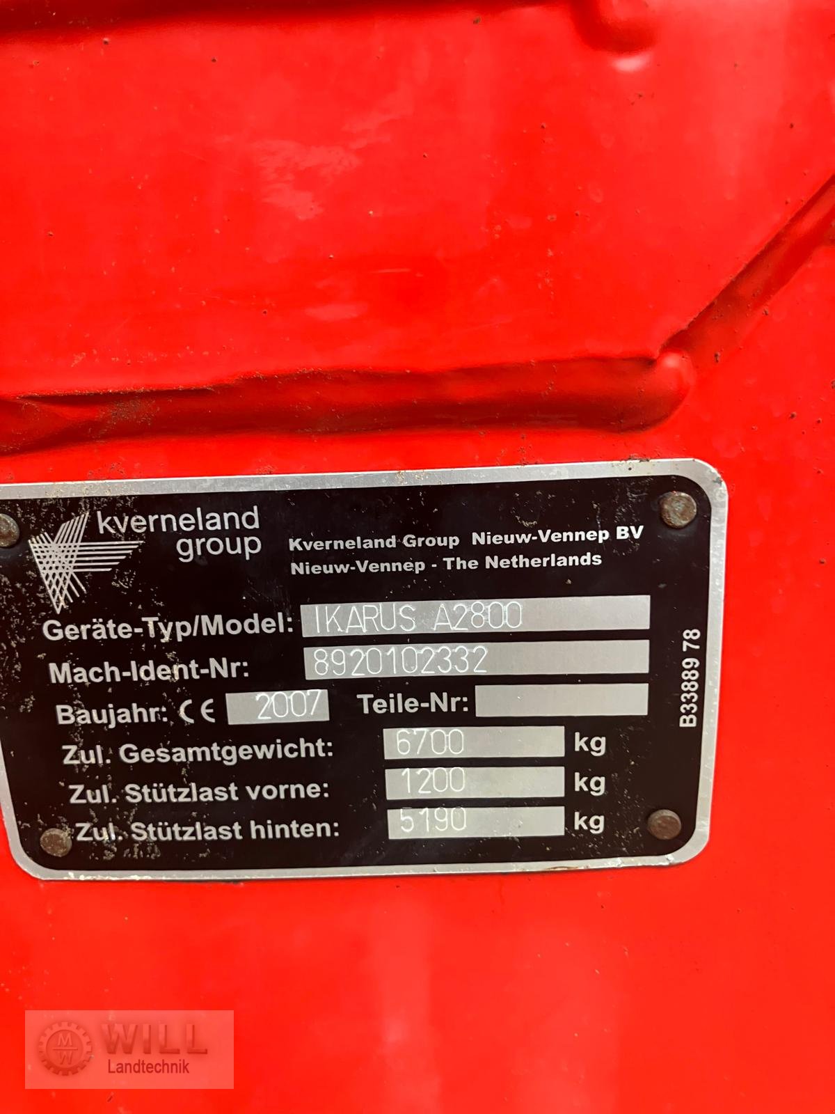 Anhängespritze типа Rau Ikarus A 28, Gebrauchtmaschine в Rudendorf (Фотография 16)