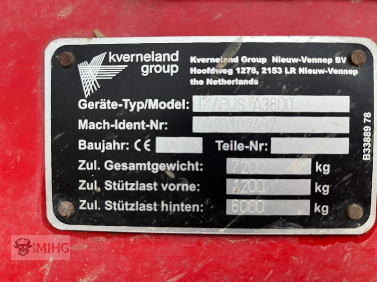 Anhängespritze tipa Rau IKARUS A 38, Gebrauchtmaschine u Dummerstorf OT Petschow (Slika 6)