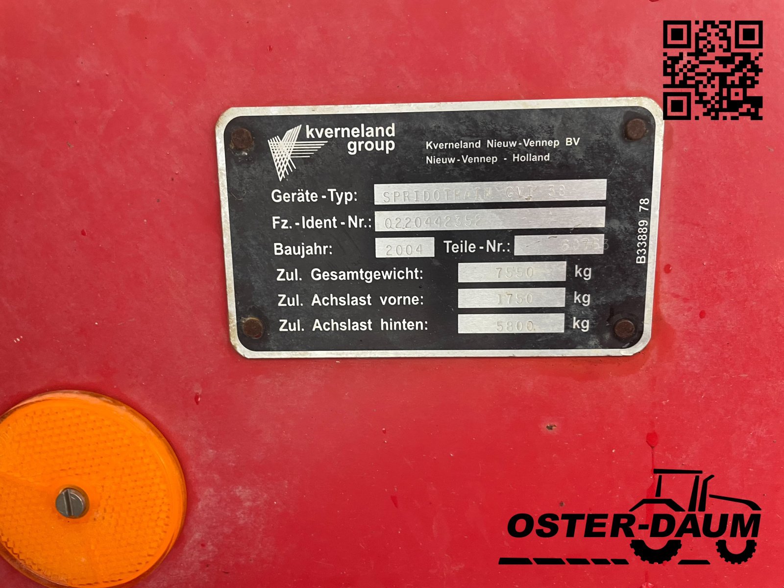 Anhängespritze des Typs Rau Spridotrain GVI 38, Gebrauchtmaschine in Kaisersesch (Bild 16)