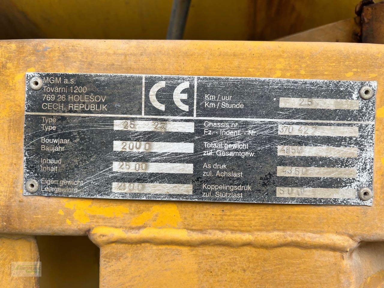 Anhängespritze typu RTS 25/24, Gebrauchtmaschine v Coppenbruegge (Obrázek 8)