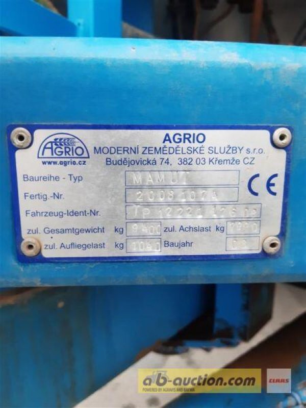 Anhängespritze Türe ait Sonstige GEBR. SPRITZE AGRIO  MAMUT5025, Gebrauchtmaschine içinde Grimma (resim 8)