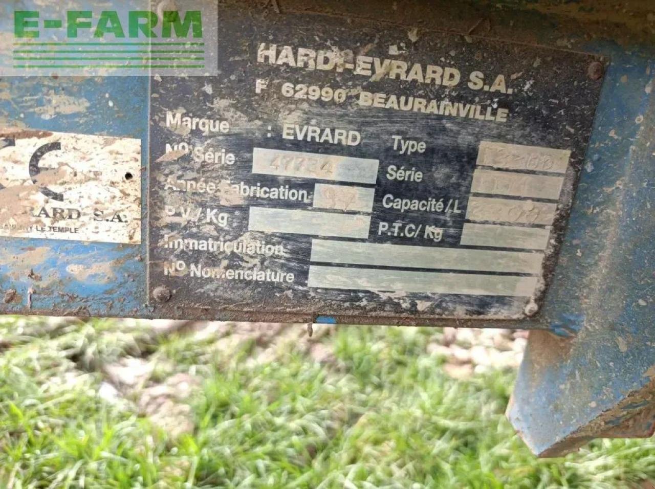 Anhängespritze typu Sonstige te 3300, Gebrauchtmaschine v CHAUVONCOURT (Obrázek 9)