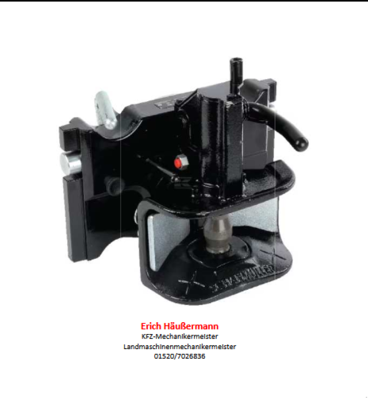 Anhängevorrichtung des Typs Deutz-Fahr Scharmüller Automatik AHK, Neumaschine in Untergruppenbach (Bild 1)