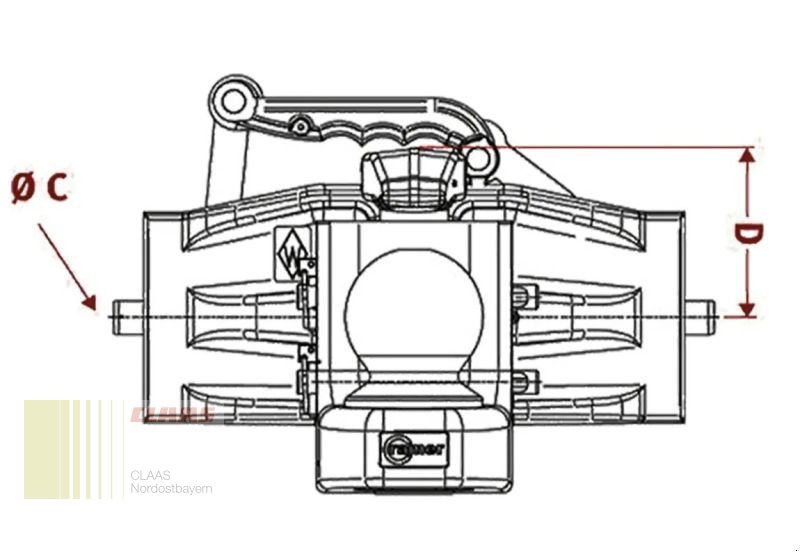 Anhängevorrichtung от тип GKN WALTERSCHEID K80 ART. 8002590, Neumaschine в Hollfeld (Снимка 7)