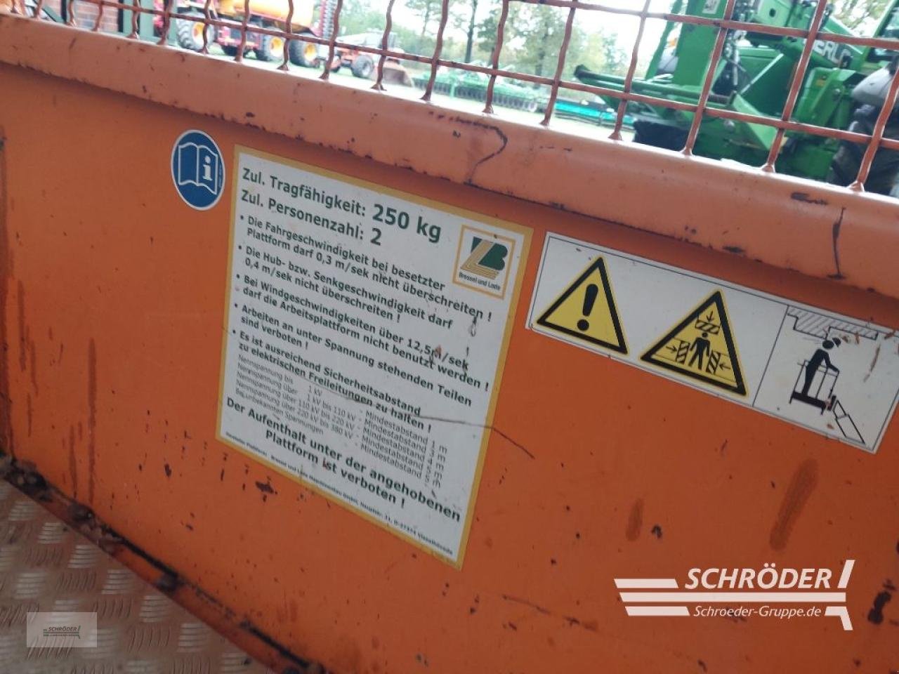 Arbeitsbühne от тип Bressel & Lade ARBEITSKORB BLA I 1,30 M MERLO ZM 2/ZM 3, Gebrauchtmaschine в Lastrup (Снимка 3)