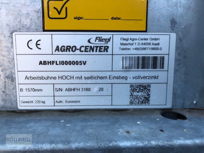 Arbeitsbühne of the type Fliegl Fliegl Arbeitsbühne, Neumaschine in Hohenburg (Picture 3)