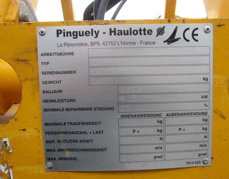 Arbeitsbühne typu Haulotte COMPACT 8, Gebrauchtmaschine w BRIGNAIS (Zdjęcie 2)