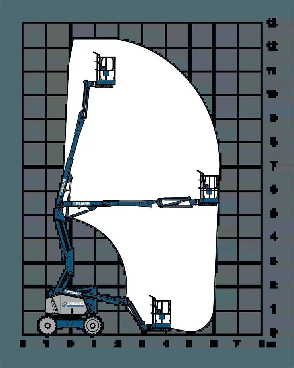 Arbeitsbühne van het type JLG H340AJ, Gebrauchtmaschine in Schierling (Foto 10)