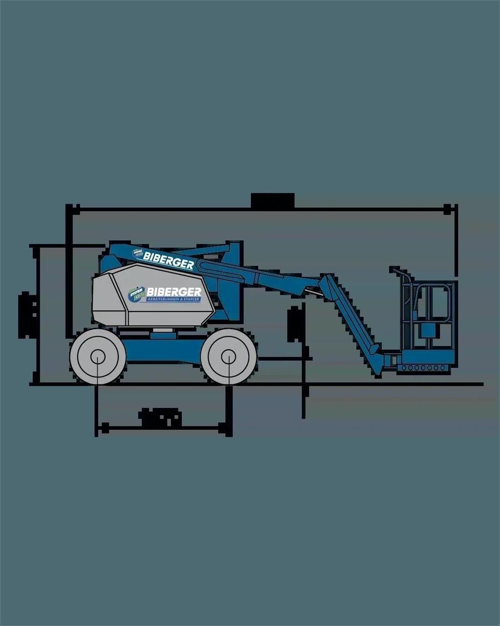 Arbeitsbühne van het type JLG H340AJ, Gebrauchtmaschine in Schierling (Foto 8)