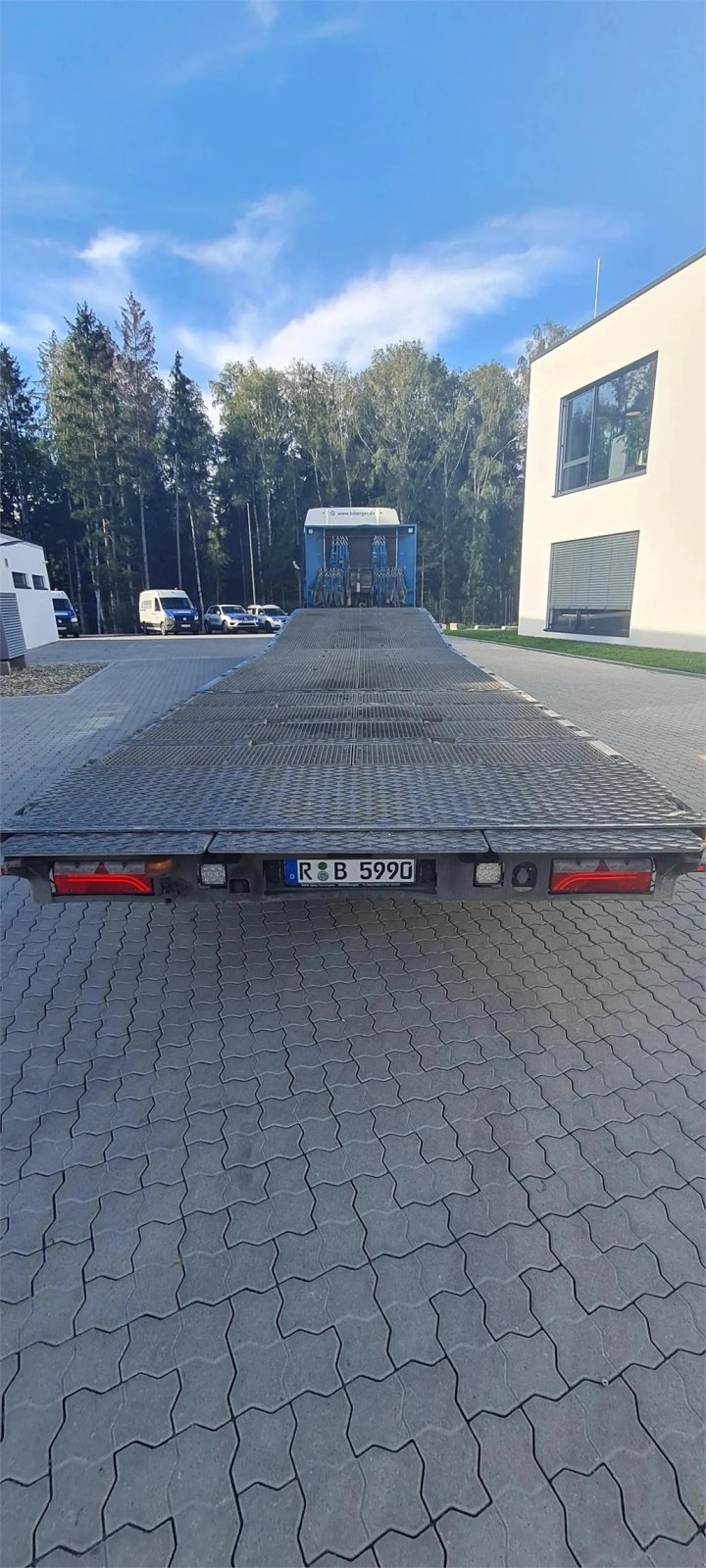 Arbeitsbühne del tipo Meusburger 3-Achs Sattel Heckabsenker, Gebrauchtmaschine en Schierling (Imagen 8)