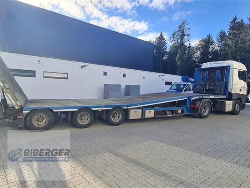 Arbeitsbühne van het type Meusburger 3-Achs Sattel Heckabsenker, Gebrauchtmaschine in Schierling (Foto 1)