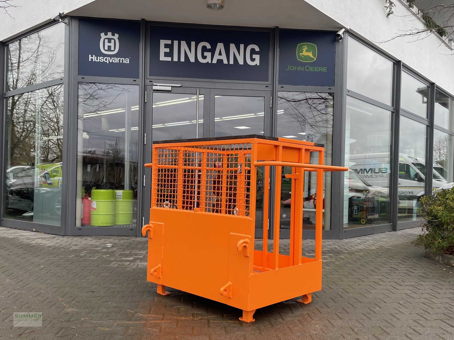 Arbeitskorb typu Düvelsdorf Arbeitsbühne Euro, Neumaschine v Pforzheim (Obrázek 2)