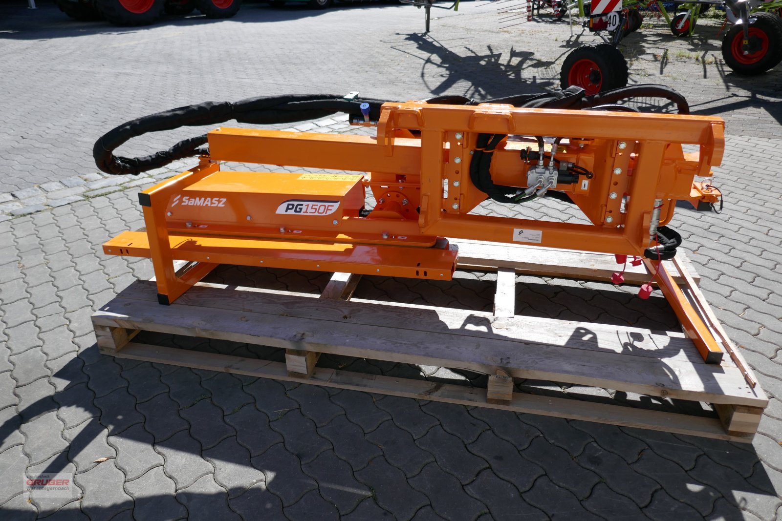 Astschere des Typs SaMASZ PG 150 mit Seitenverschiebungsadapter, Neumaschine in Dorfen (Bild 4)