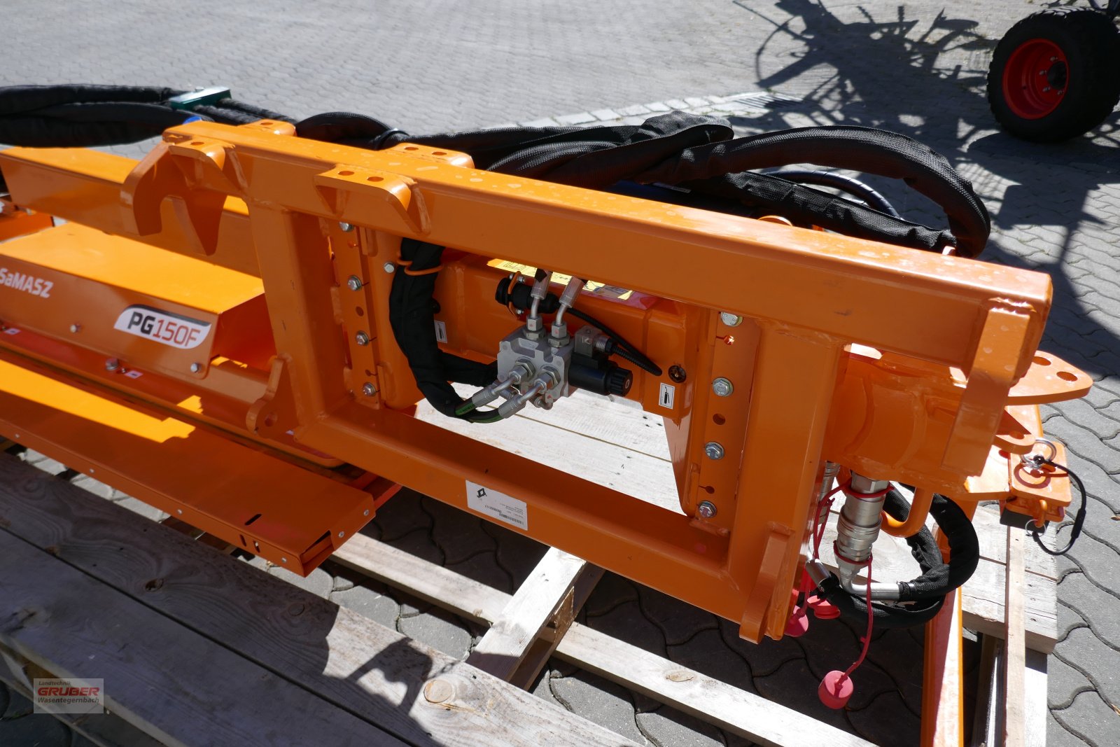 Astschere des Typs SaMASZ PG 150 mit Seitenverschiebungsadapter, Neumaschine in Dorfen (Bild 5)