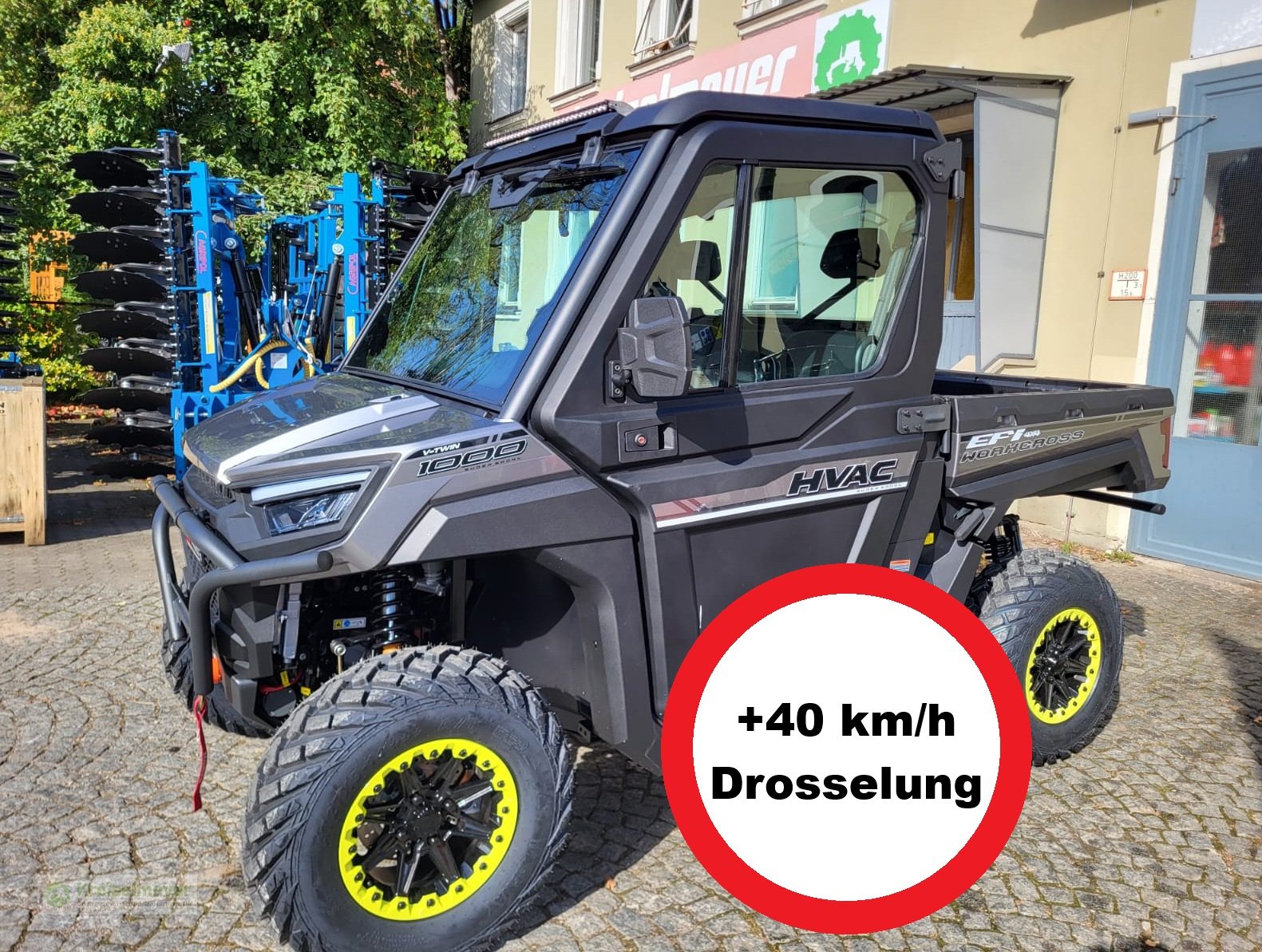 ATV & Quad del tipo 4TRAC / ODES Workcross 1000-3 ABS 40 km/h AB 16 JAHREN = T / L Führerschein, Kabine & Heizung, Allrad Neu, Neumaschine en Feuchtwangen (Imagen 1)
