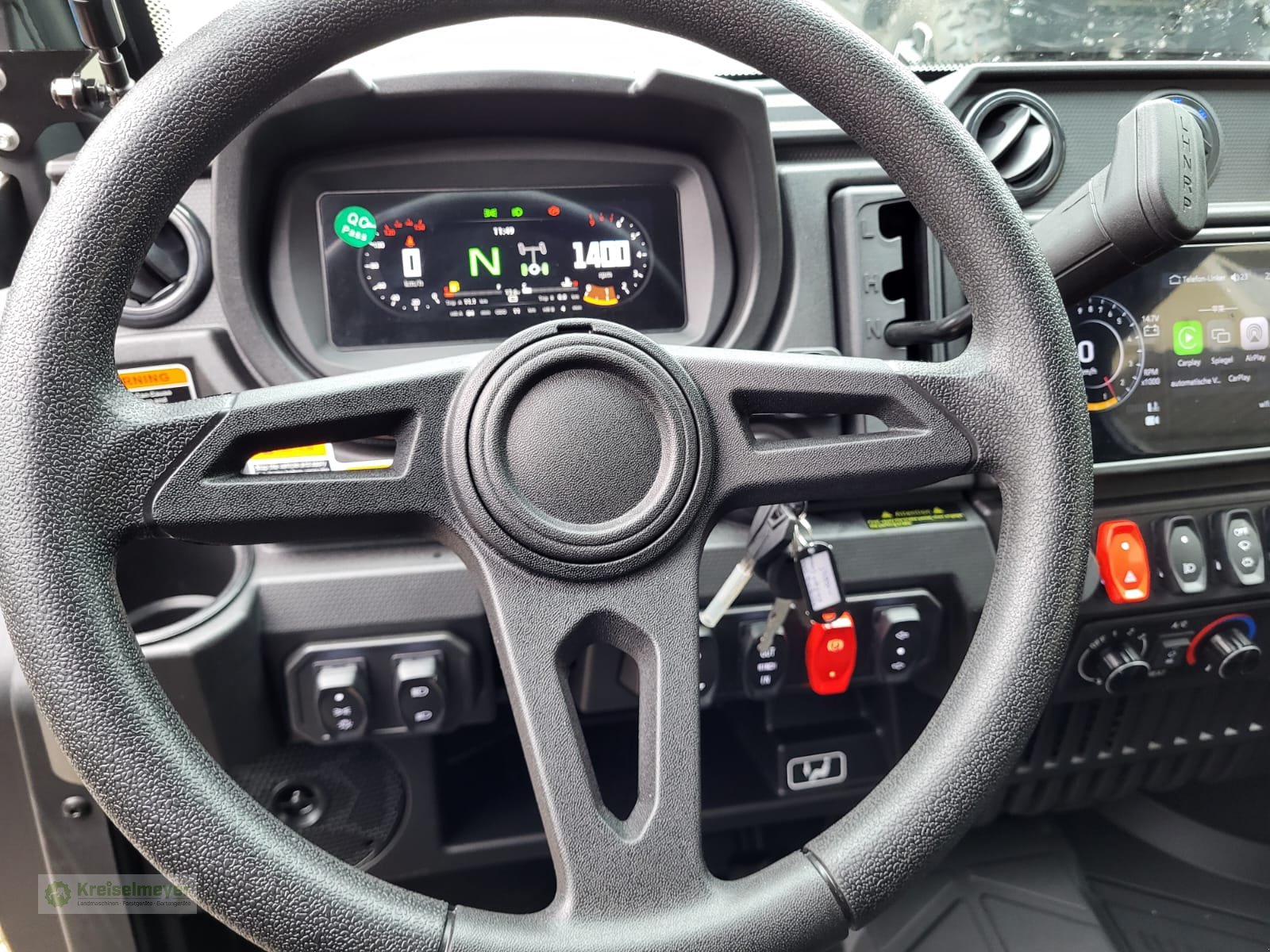 ATV & Quad Türe ait 4TRAC / ODES Workcross 1000-6 Sitzer ABS 40 km/h AB 16 JAHREN = T / L Führerschein, Kabine & Heizung, Allrad Neu, Neumaschine içinde Feuchtwangen (resim 15)