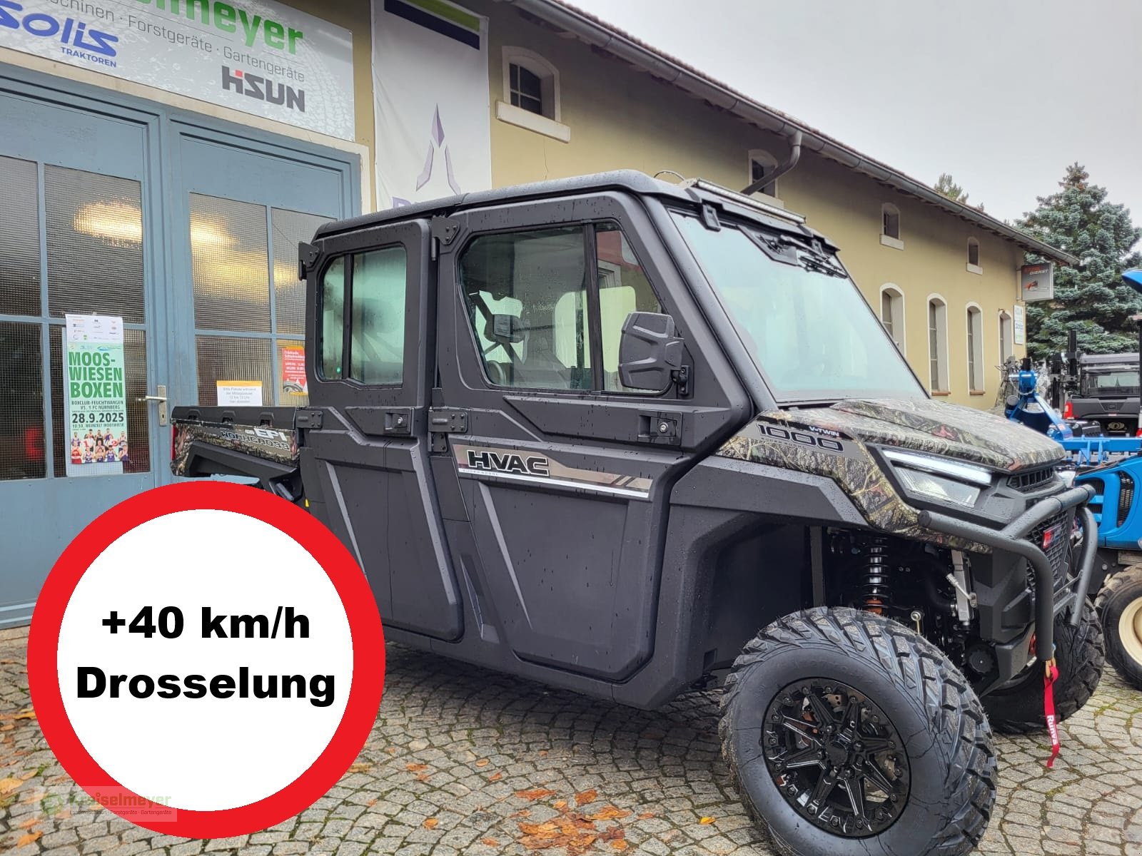 ATV & Quad Türe ait 4TRAC / ODES Workcross 1000-6 Sitzer ABS 40 km/h AB 16 JAHREN = T / L Führerschein, Kabine & Heizung, Allrad Neu, Neumaschine içinde Feuchtwangen (resim 1)