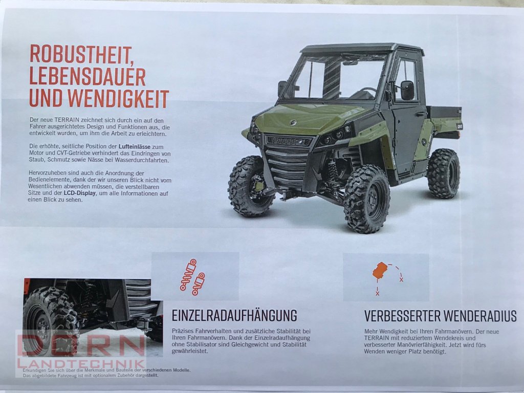 ATV & Quad des Typs Corvus DX 4 CAB 60 Km/h, Neumaschine in Bruckberg (Bild 13)