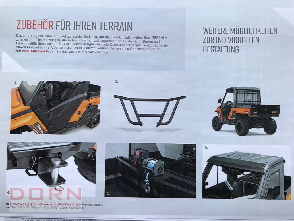 ATV & Quad des Typs Corvus DX 4 CAB 60 Km/h, Neumaschine in Bruckberg (Bild 15)