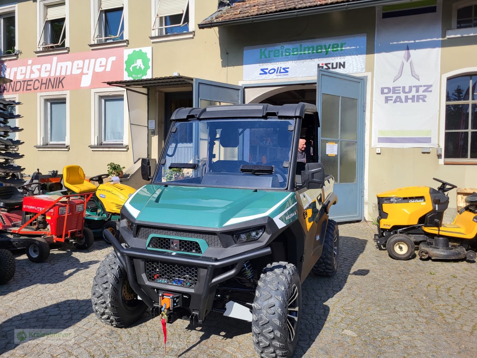 ATV & Quad des Typs Hisun Freelander 550 + 1400kg Anhängelast + StVZO Zulassung + Teilkabine + 10" Display Kamera UTV, Neumaschine in Feuchtwangen (Bild 3)